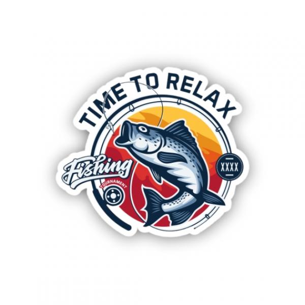 Premium Aufkleber Sticker - TIME TO RELAX